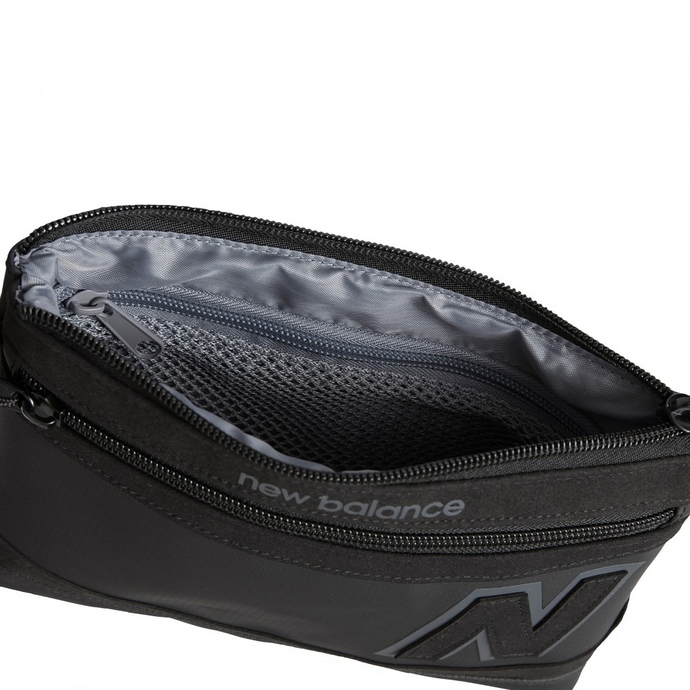 【大力好物】NEW BALANCE NB 側背包 斜背包 小包 運動包 灰色 黑色 米色 LAB23106-細節圖3
