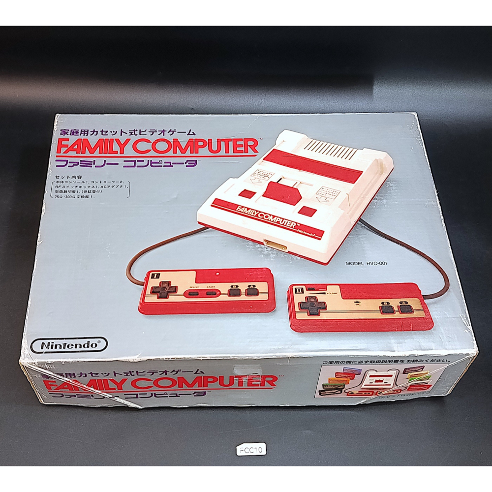 盒裝,方塊機 四角按鈕,1983初始機/任天堂紅白機,有保證書/功能正常,RF輸出無改機-細節圖10