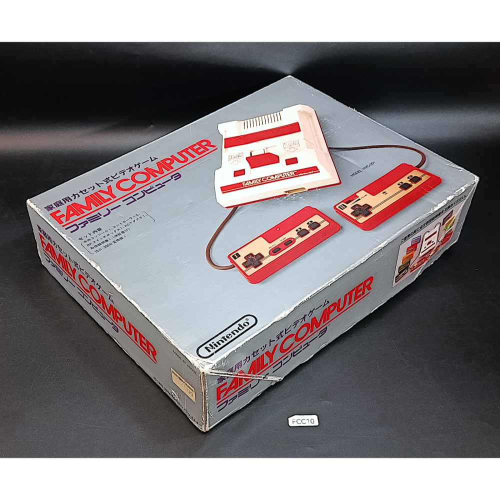 盒裝,方塊機 四角按鈕,1983初始機/任天堂紅白機,有保證書/功能正常,RF輸出無改機-細節圖11