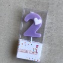 紫色0~9數字蠟燭 生日蠟燭 慶生 派對 週歲-規格圖11