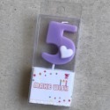 紫色0~9數字蠟燭 生日蠟燭 慶生 派對 週歲-規格圖11