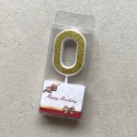 0~9數字造型蠟燭 金蔥-黃-規格圖11