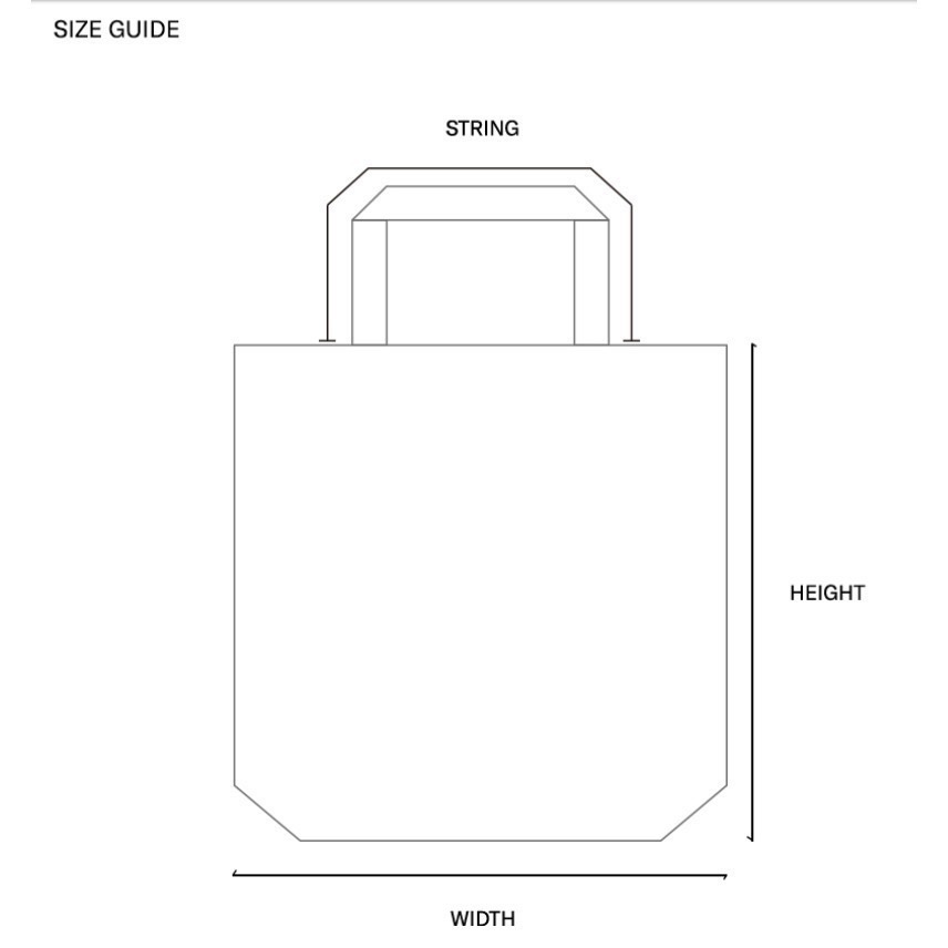 🔥【現開立發票】【現貨】Marithe CLASSIC LOGO ECO BAG 經典款帆布袋 黑色/白色/牛仔色 三色-細節圖4