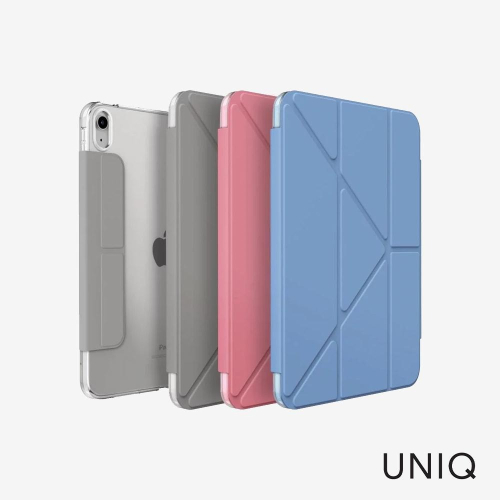 UNIQ Camden 抗菌磁吸設計帶支架多功能極簡透明保護套 iPad 10.9吋（2022／第10代）