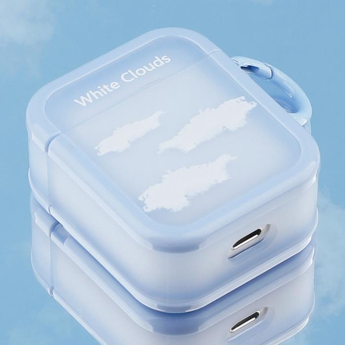 Koios▸藍天白雲磨砂耳機殼Airpods 1 2 3 Pro2 Pro 保護殼 耳機殼 保護套 耳機套 防摔殼-細節圖2