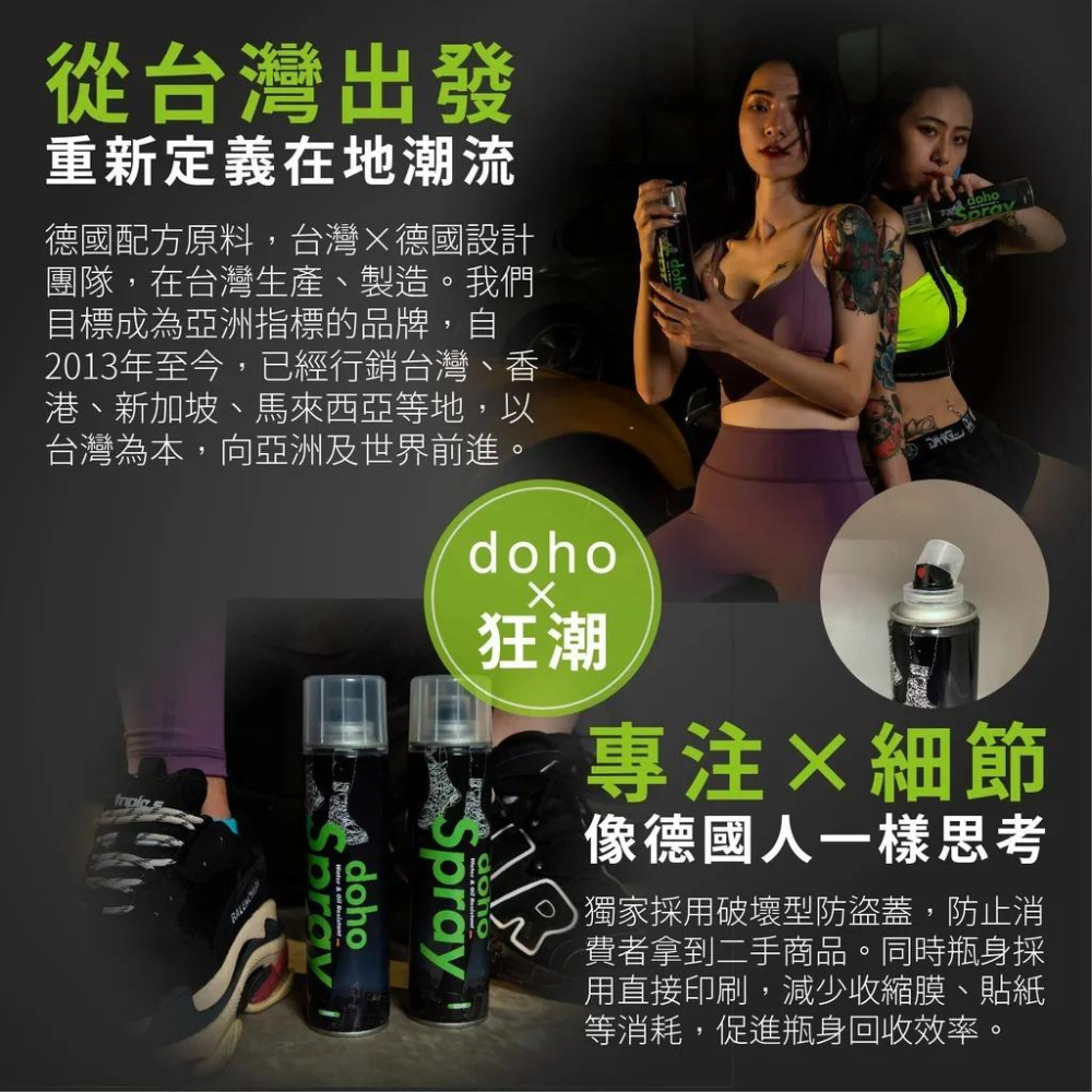 DOHO 「德系工藝」頂級防水噴霧 320ml *贈鞋面清潔片-細節圖5