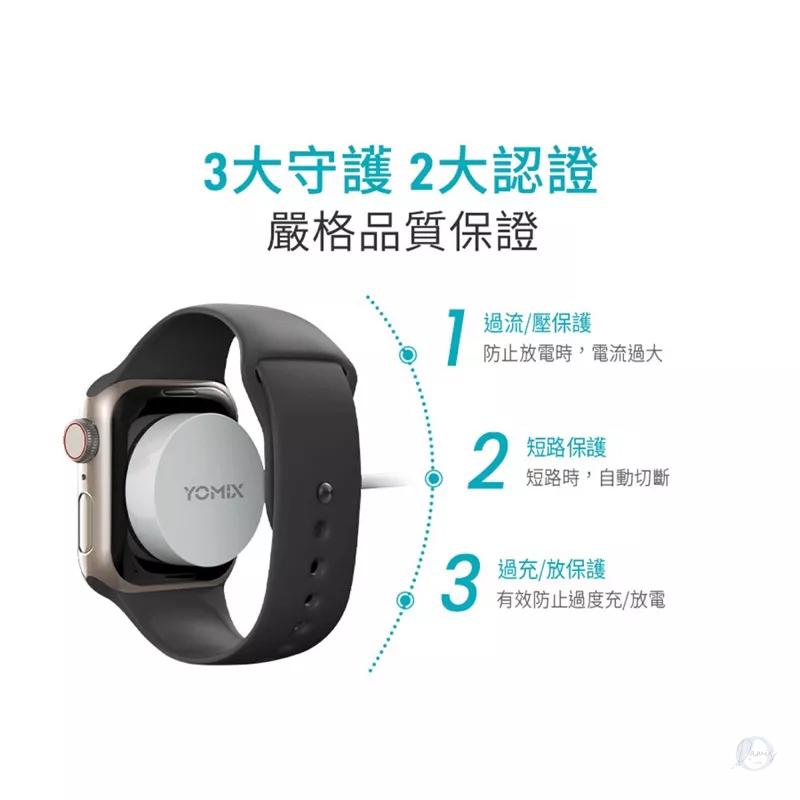 YOMIX 優迷 二合一TYPE-C to apple Watch Lightning傳輸線 適用APPLEWATCH-細節圖6