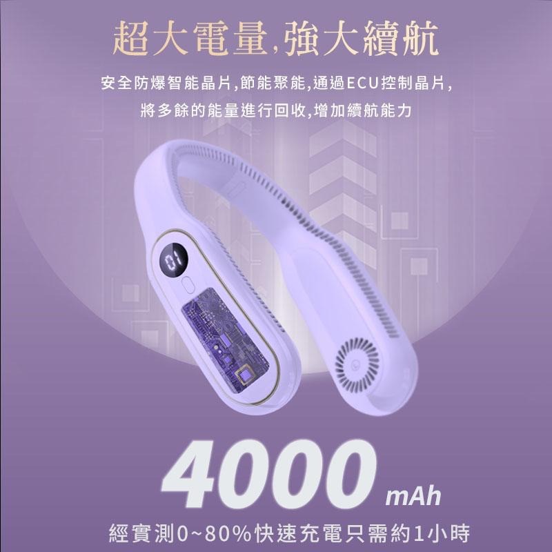 LARMI 樂米 │ 無葉掛脖風扇 無葉風扇 充電式電風扇 頸掛風扇 隨身風扇 運動靜音風扇 充電風扇 無葉掛脖風扇-細節圖8