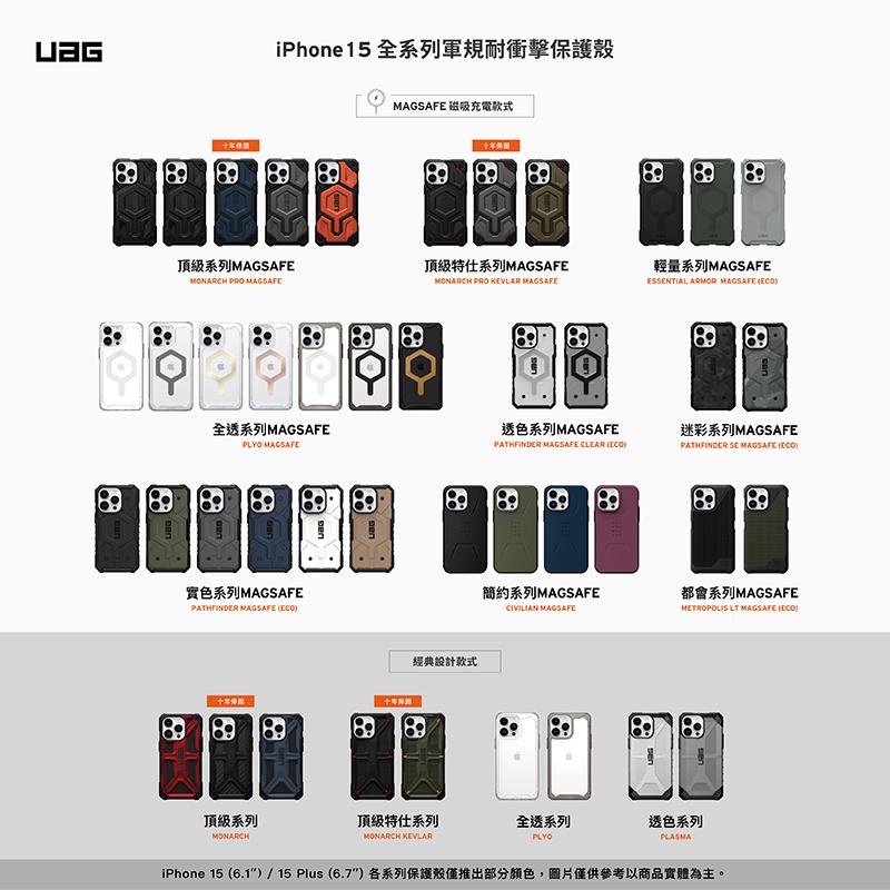 【UAG】iPhone 15系列 (適用6.1/6.7吋) 磁吸式耐衝擊保護殼-都會款 (MagSafe 手機殼)-細節圖3