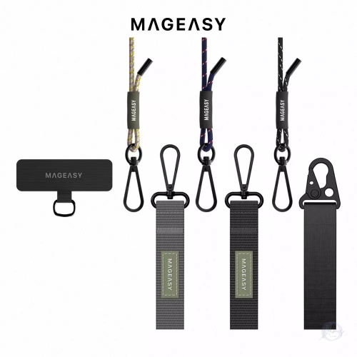 MAGEASY 魚骨牌 STRAP iPhone 手機掛繩組 背帶