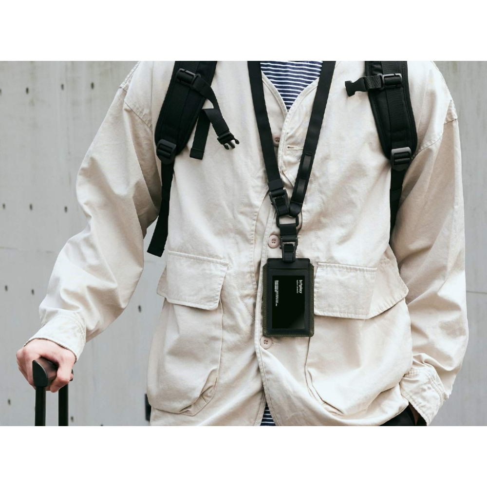 bitplay▸2-Way行李證件套 防水證件套 信用卡 悠遊卡 防潑水 雙面感應 識別證 工作證 行李箱吊牌-細節圖4