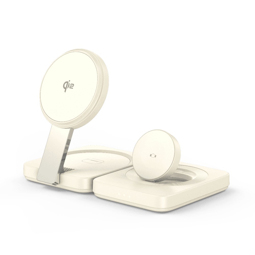 Lisen▸Qi2小曼巴 磁吸三合一無線充電座 MagSafe 磁吸 無線充電盤贈充電器-規格圖5