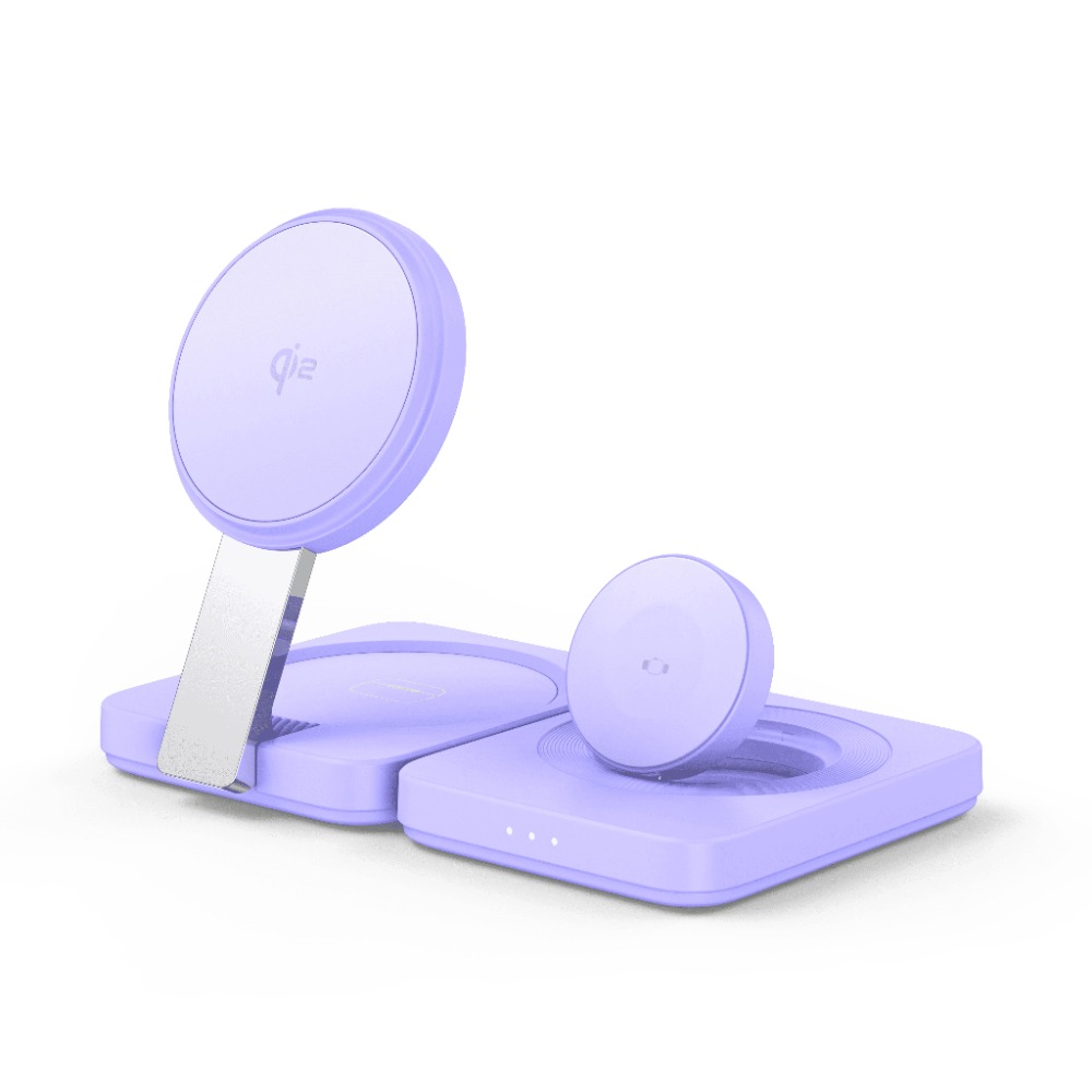 Lisen▸Qi2小曼巴 磁吸三合一無線充電座 MagSafe 磁吸 無線充電盤贈充電器-規格圖5
