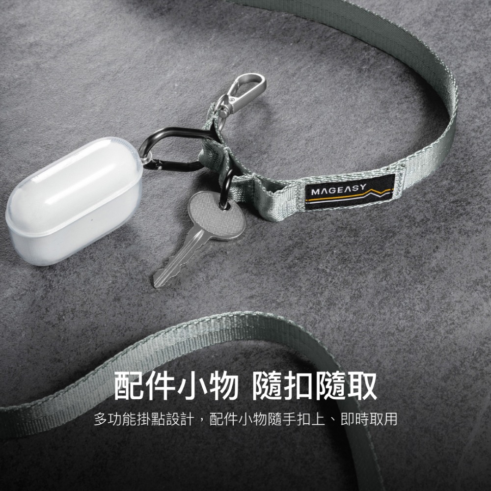 MAGEASY▸STRAP 手機掛繩組 繩索背帶 iPhone 掛繩夾片 (相容 iOS / Android 手機殼)-細節圖4