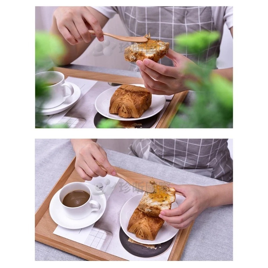 【珍昕原木】日式質感荷木果醬抹刀 1入-細節圖2