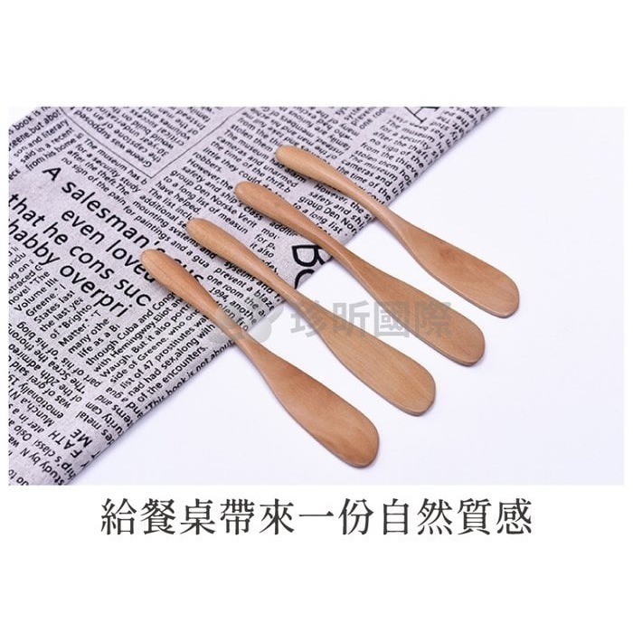 【珍昕原木】日式質感荷木果醬抹刀 1入-細節圖4