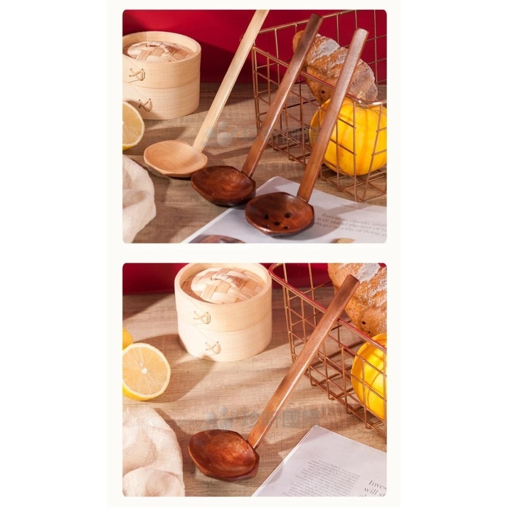 【珍昕原木】質感楠木荷木木杓漏杓 三款-細節圖7