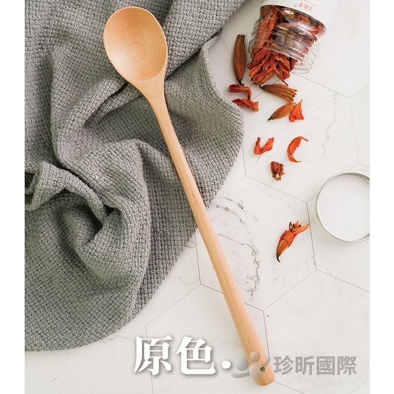 【珍昕原木】創意韓式木質加長柄攪拌料理勺 兩色-細節圖9