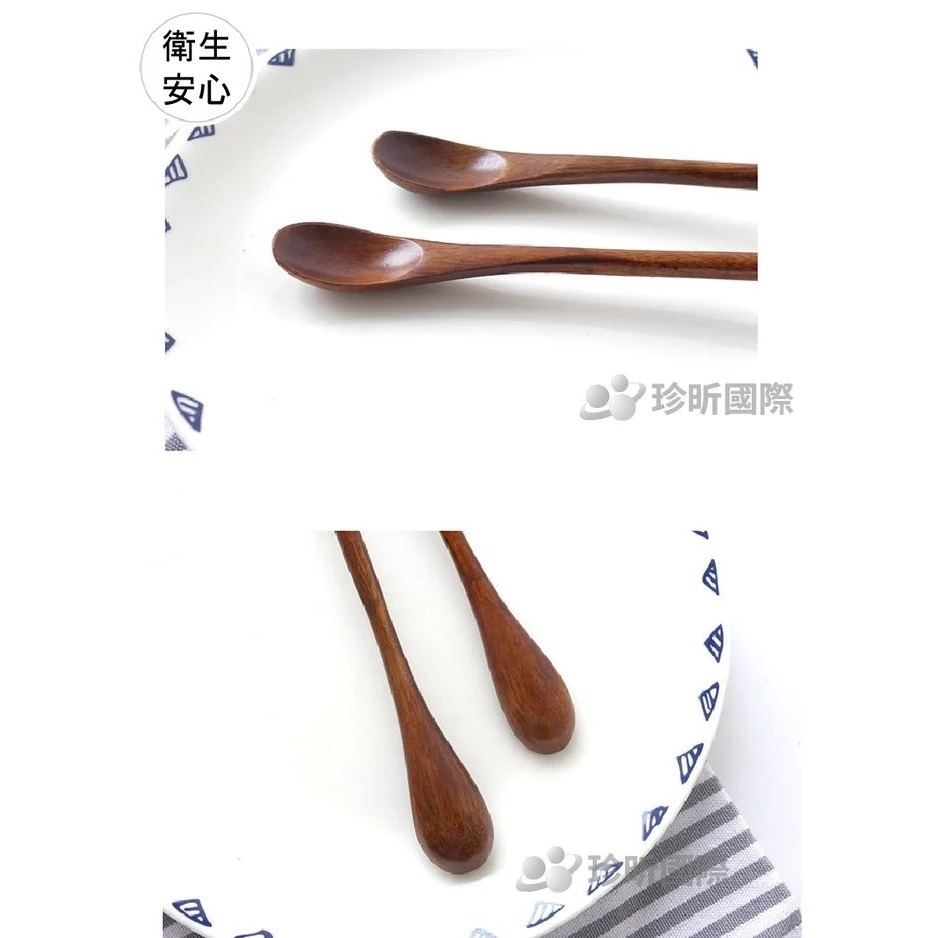 【珍昕原木】紅黑翹尾長柄原木攪拌勺 兩色-細節圖3