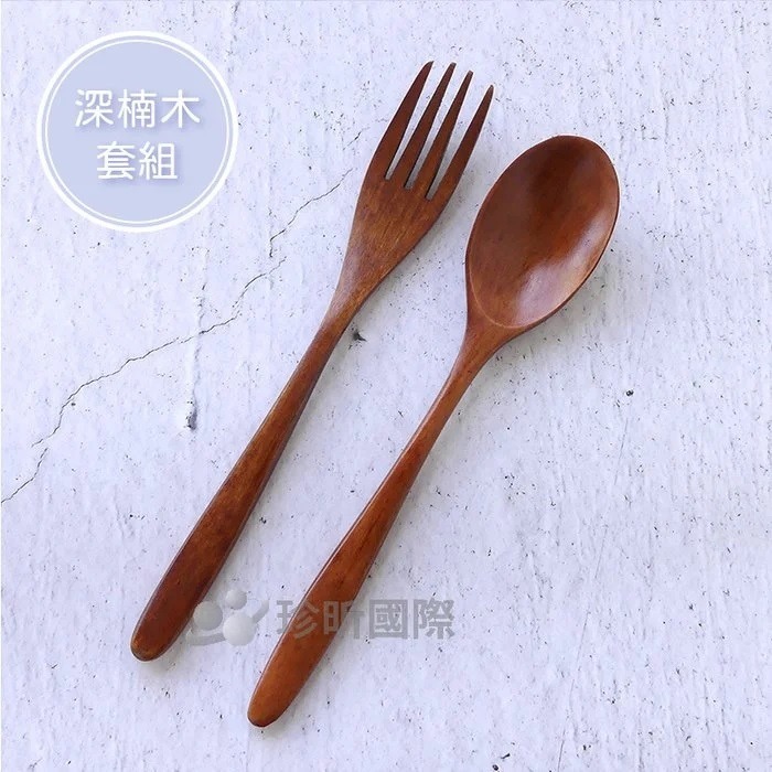 【珍昕原木】質感經典木質叉杓套組 兩色-細節圖6