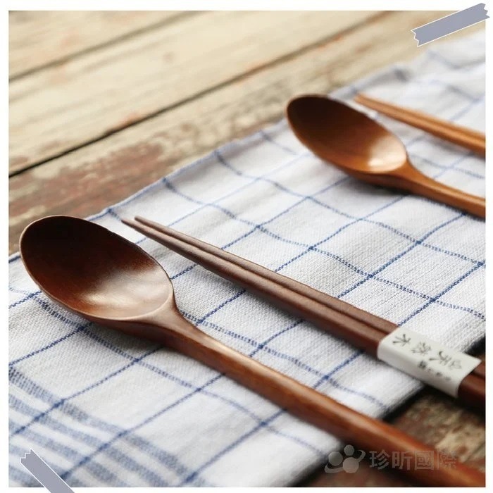 【珍昕原木】長柄質感實木勺筷 兩色-細節圖6