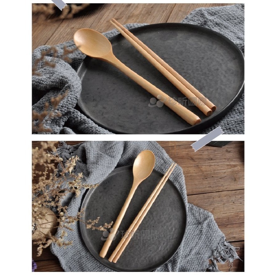 【珍昕原木】長柄質感實木勺筷 兩色-細節圖7