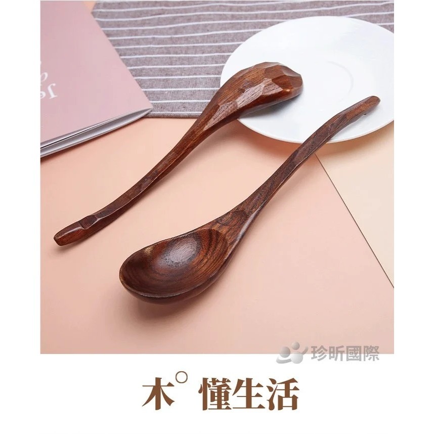 【珍昕原木】極致原木系列 日式龜甲紋原木杓 1入-細節圖6