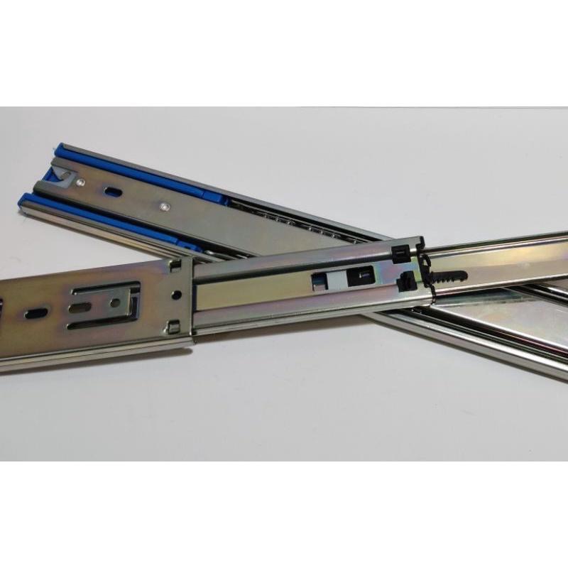 🇹🇼CNC 台灣現貨 三節緩衝滑軌 衣櫃滑軌 櫥櫃滑軌 重型滑軌 抽屜軌道 鋼珠滑軌 可拆-細節圖2