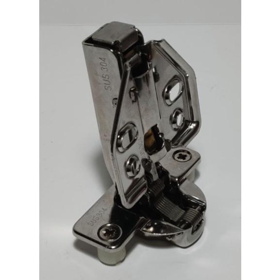 🇹🇼 JDC加厚sus304 不銹鋼緩衝鉸鏈可拆式 寸15 3分6分入柱西德鉸鏈四孔加寬加厚適用餐櫃廚櫃書櫃台灣快速出貨-細節圖3