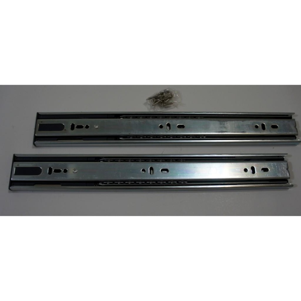 🇹🇼YNQ 緩衝三節滑軌 可拆 鋼珠靜音滑軌 系統櫃 櫥櫃 家具 300～500-細節圖6