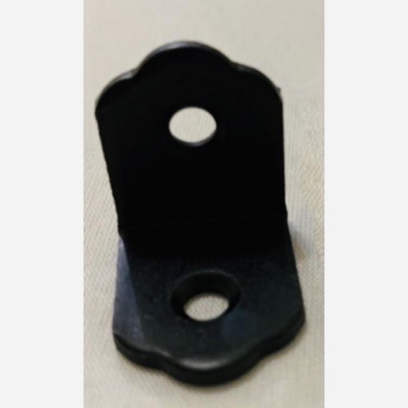 花型 L型角鐵 內角鐵 固定角鐵 固定鐵片 木工木作 DIY 補強鐵片 角碼 古黑 鍍鋅 附螺絲⋯-細節圖2