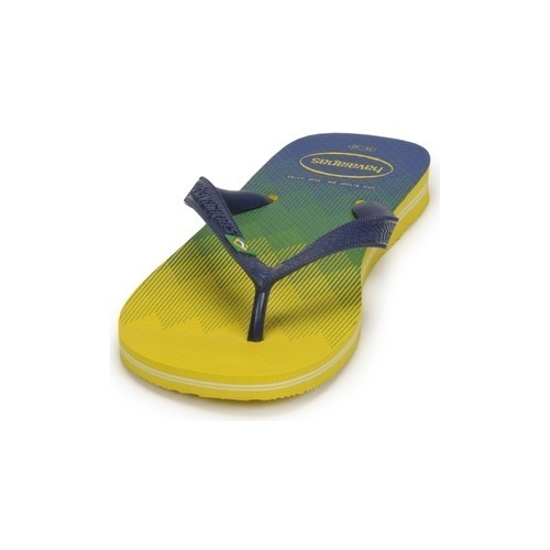 巴西人字拖Havaianas 男款 Brasil fresh/ 黃底藍綠夾心/ 橙底火焰夾心-細節圖5