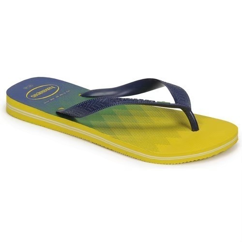 巴西人字拖Havaianas 男款 Brasil fresh/ 黃底藍綠夾心/ 橙底火焰夾心-細節圖6