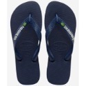 巴西人字拖Havaianas 男款 Brasil logo 深藍/ 黃/ 黑-規格圖3