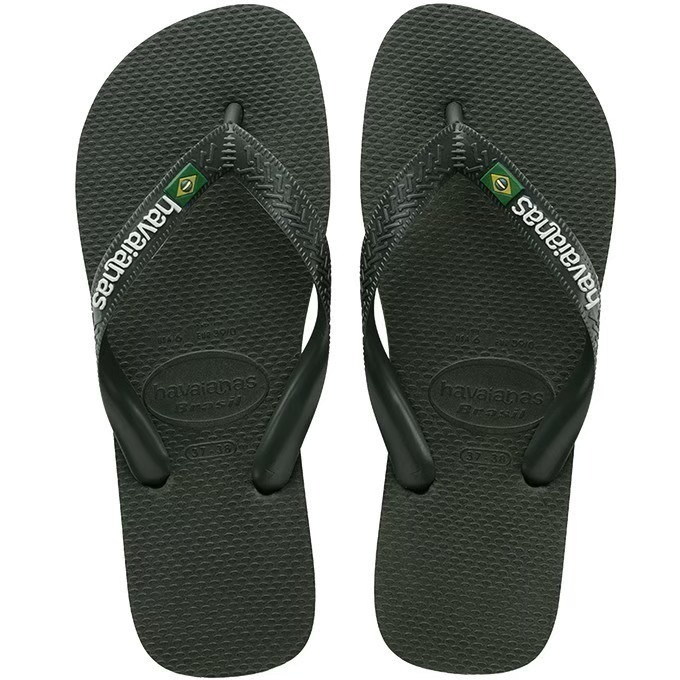 巴西人字拖Havaianas 男款 Brasil logo 深藍/ 黃/ 黑/墨綠夾心 /白-規格圖7
