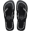 巴西人字拖Havaianas 男款Top goodvibez 黑底白字/黑底綠字/ 白邊-規格圖5