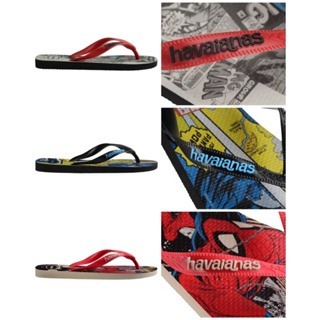 巴西人字拖Havaianas 男款 Marvel Classic系列 蜘蛛人/ 黑豹漫畫藍帶/ 蜘蛛漫畫紅帶-細節圖2