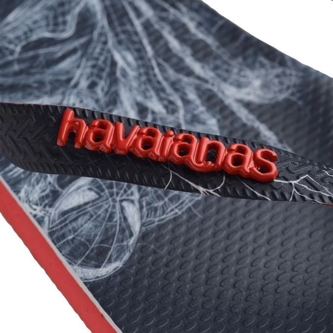 巴西人字拖Havaianas 男款 Marvel Premium 金屬扣牌/紫黑豹/ 蜘蛛人-細節圖2
