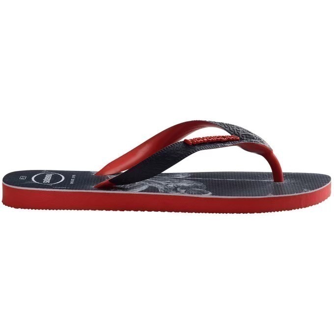 巴西人字拖Havaianas 男款 Marvel Premium 金屬扣牌/紫黑豹/ 蜘蛛人-細節圖4