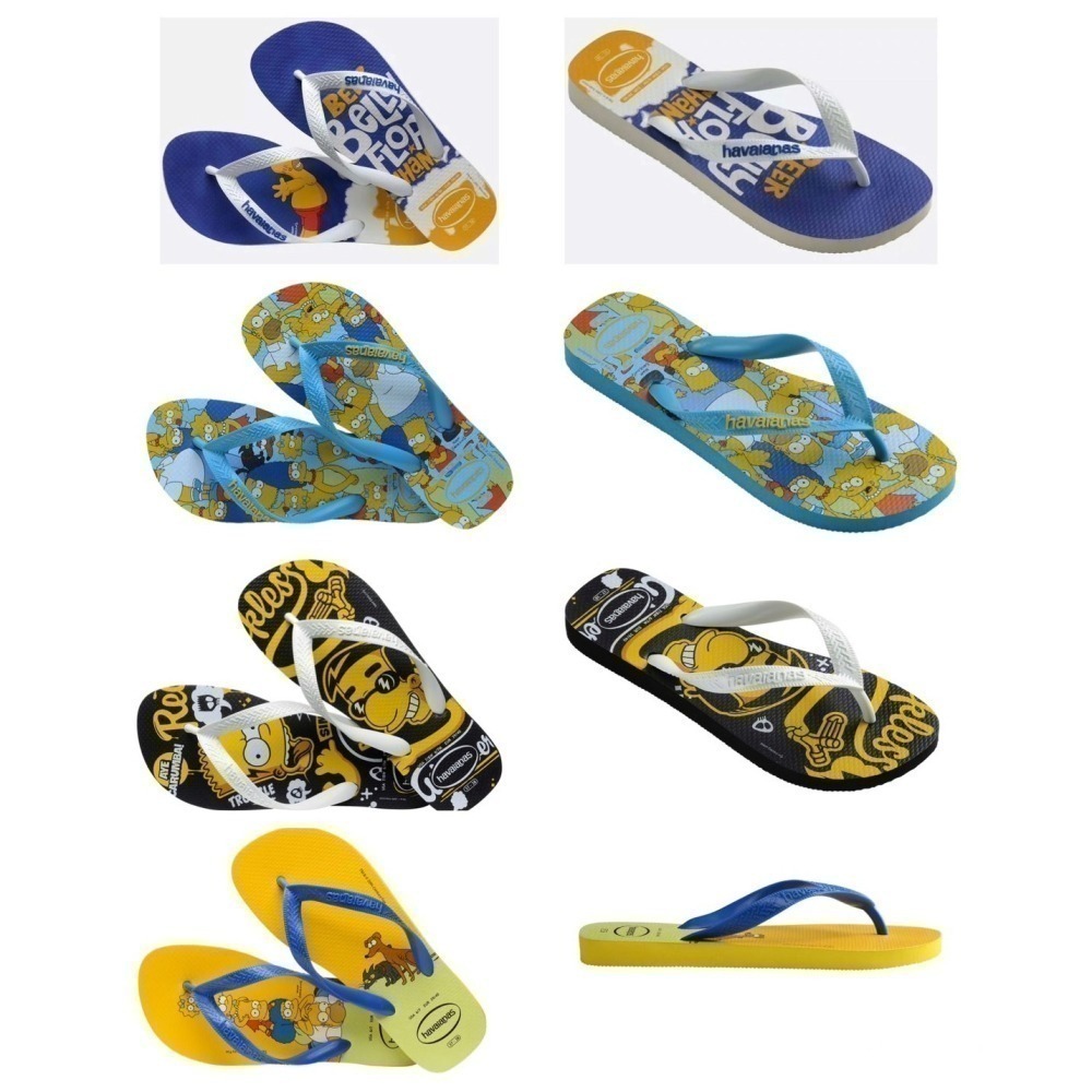 巴西人字拖Havaianas 男款Simpsons 辛普森 4色-細節圖3