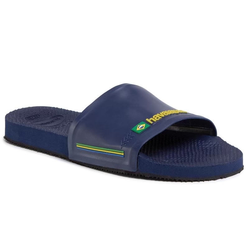 巴西人字拖Havaianas 男款Slide brasil/藍拖鞋-細節圖4