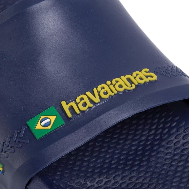 巴西人字拖Havaianas 男款Slide brasil/藍拖鞋-細節圖5