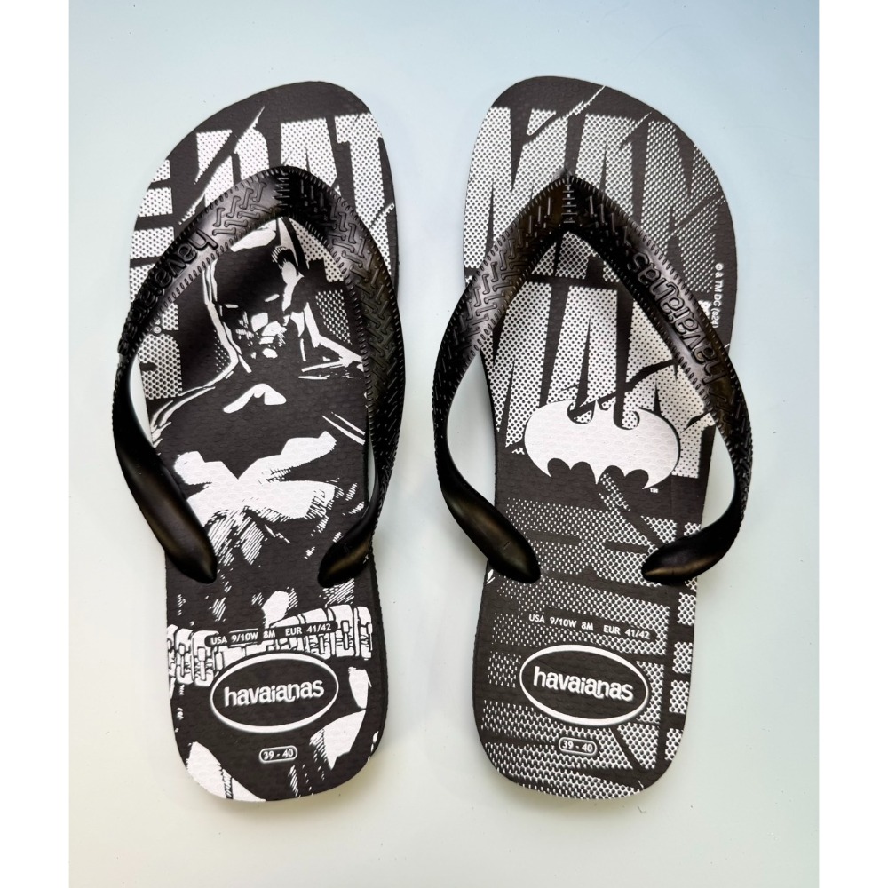 巴西人字拖Havaianas 男款 Top Heroes DC/超人/蝙蝠俠-規格圖6