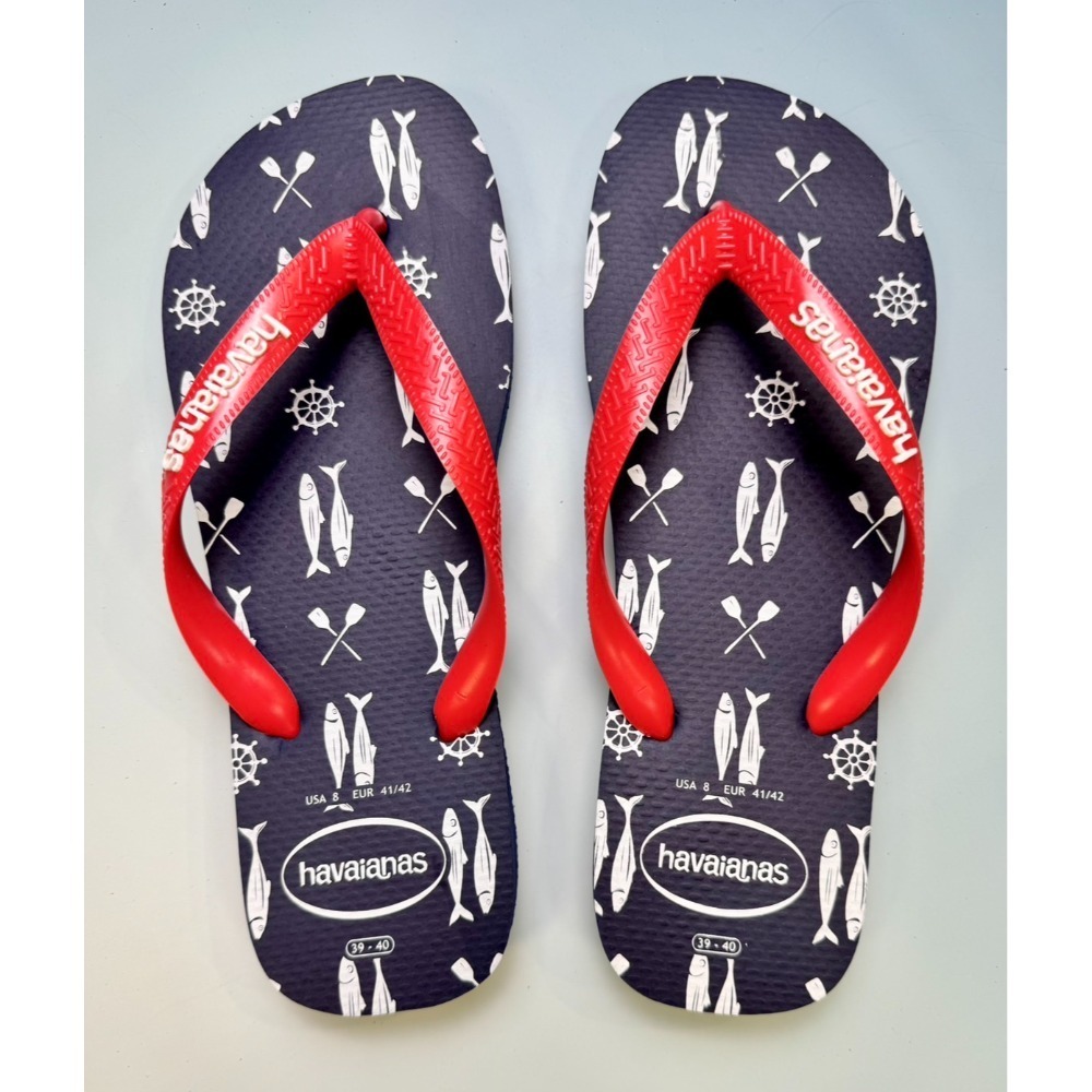 巴西人字拖Havaianas 男款 Top nautical 帆船條紋/ 條紋夕陽-規格圖4