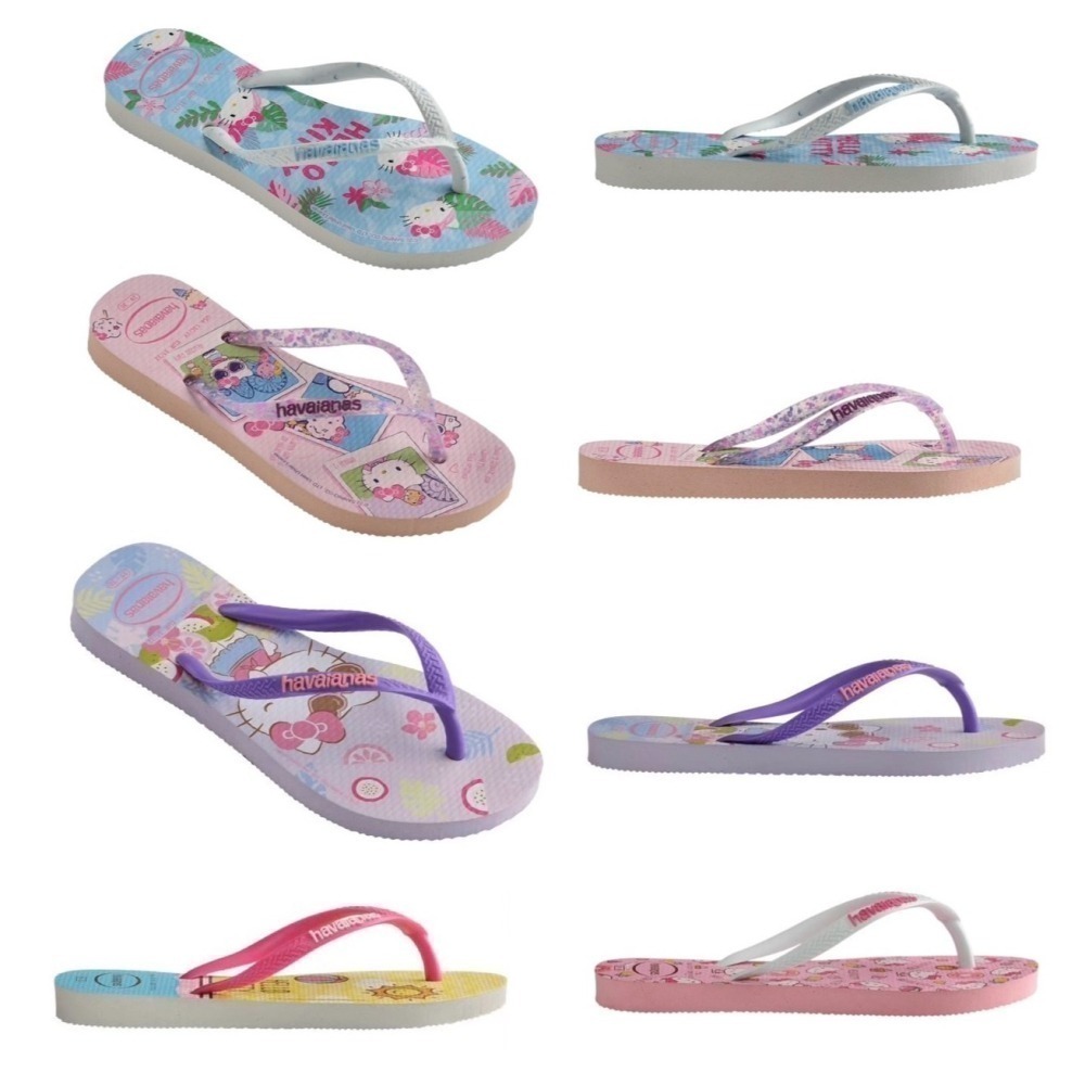 現貨 巴西人字拖Havaianas 女款/兒童款 Hello kitty系列/5色-細節圖2