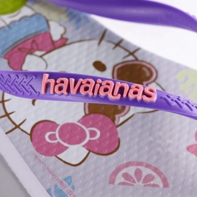 現貨 巴西人字拖Havaianas 女款/兒童款 Hello kitty系列/5色-細節圖3