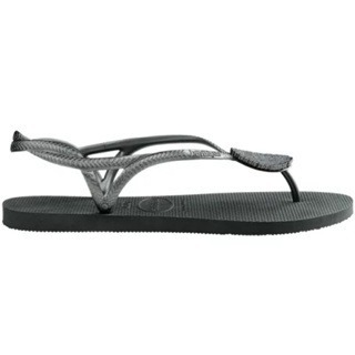 現貨 巴西人字拖Havaianas 女款大尺碼 Luna mystical rocks涼鞋/黑 #施華洛世奇聯名款-細節圖4