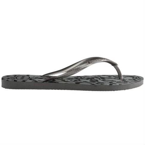 現貨 巴西人字拖Havaianas 女款 Slim animals豹紋系列/ 4色-細節圖6