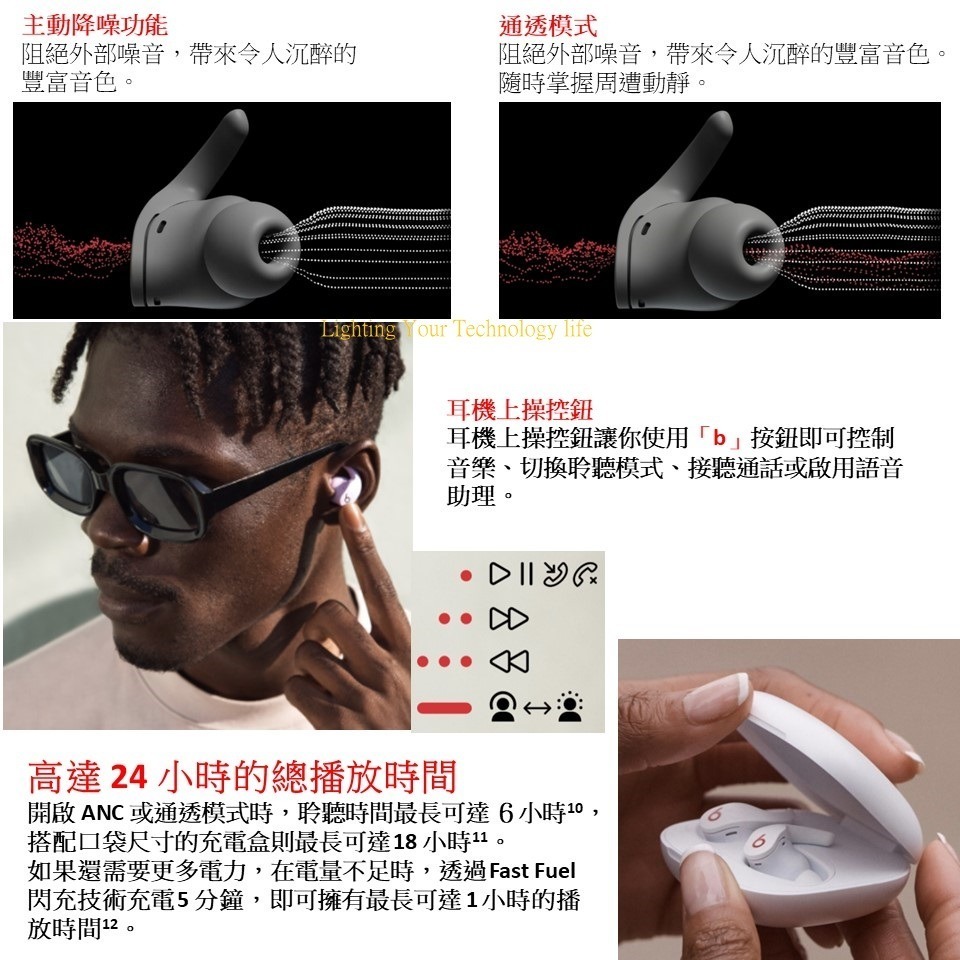 Beats Fit Pro 真無線降噪入耳式耳機 (2023新色)【APPLE公司貨】A2576 A2577-細節圖9