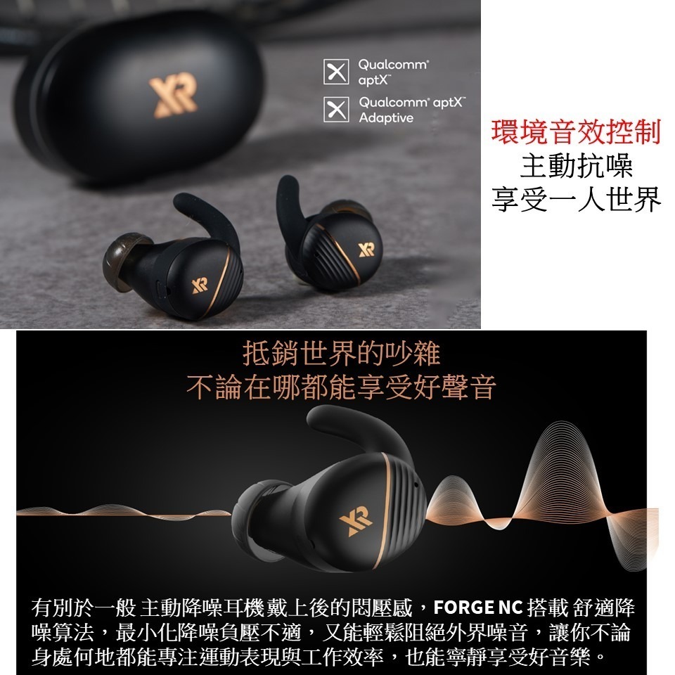 XROUND FORGE NC 智慧降噪真無線藍牙耳機 (XF01、XF02)-細節圖3